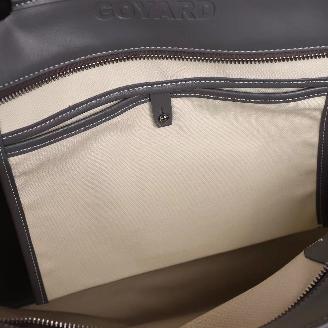 ゴヤール goyard ゴマルキーズ　トートバッグ　PVC×カーフ グレー ショルダーバッグ　ハンドバッグ Goyard2020022
