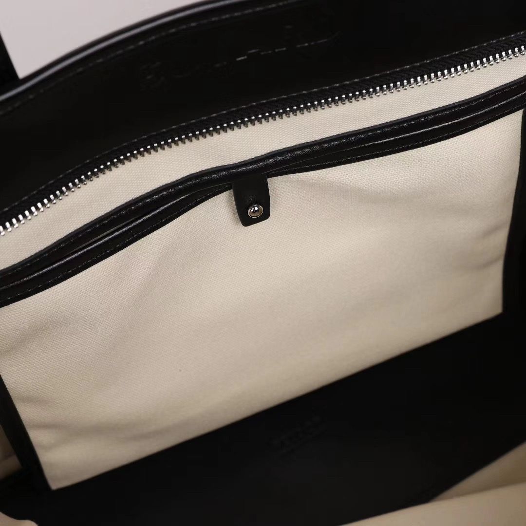 ゴヤール ゴマルキーズ トートバッグ PVC×カーフ ブラック ショルダーバッグ ハンドバッグ Goyard2020023