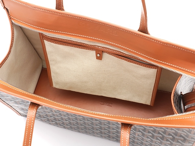 GOYARD　ショルダーバッグ　マルキーズ　コーティングキャンバス　カーフ　ブラック/ブラウン  Goyard2020026
