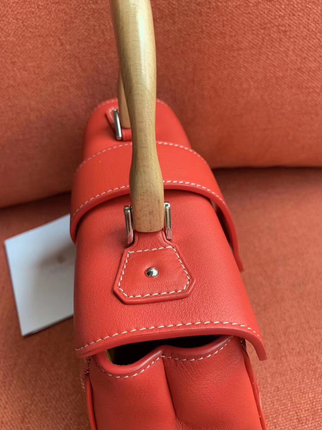 ゴヤール サイゴン ミニ ハンドバッグ 2WAY ショルダー 赤 レア ヘリンボーン レディース GOYARD SAIGON MINI Goyard2020033