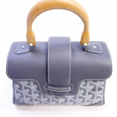 ゴヤール サイゴン ミニ ハンドバッグ 2WAY ショルダー グレー レア ヘリンボーン レディース GOYARD SAIGON MINI Goyard2020034
