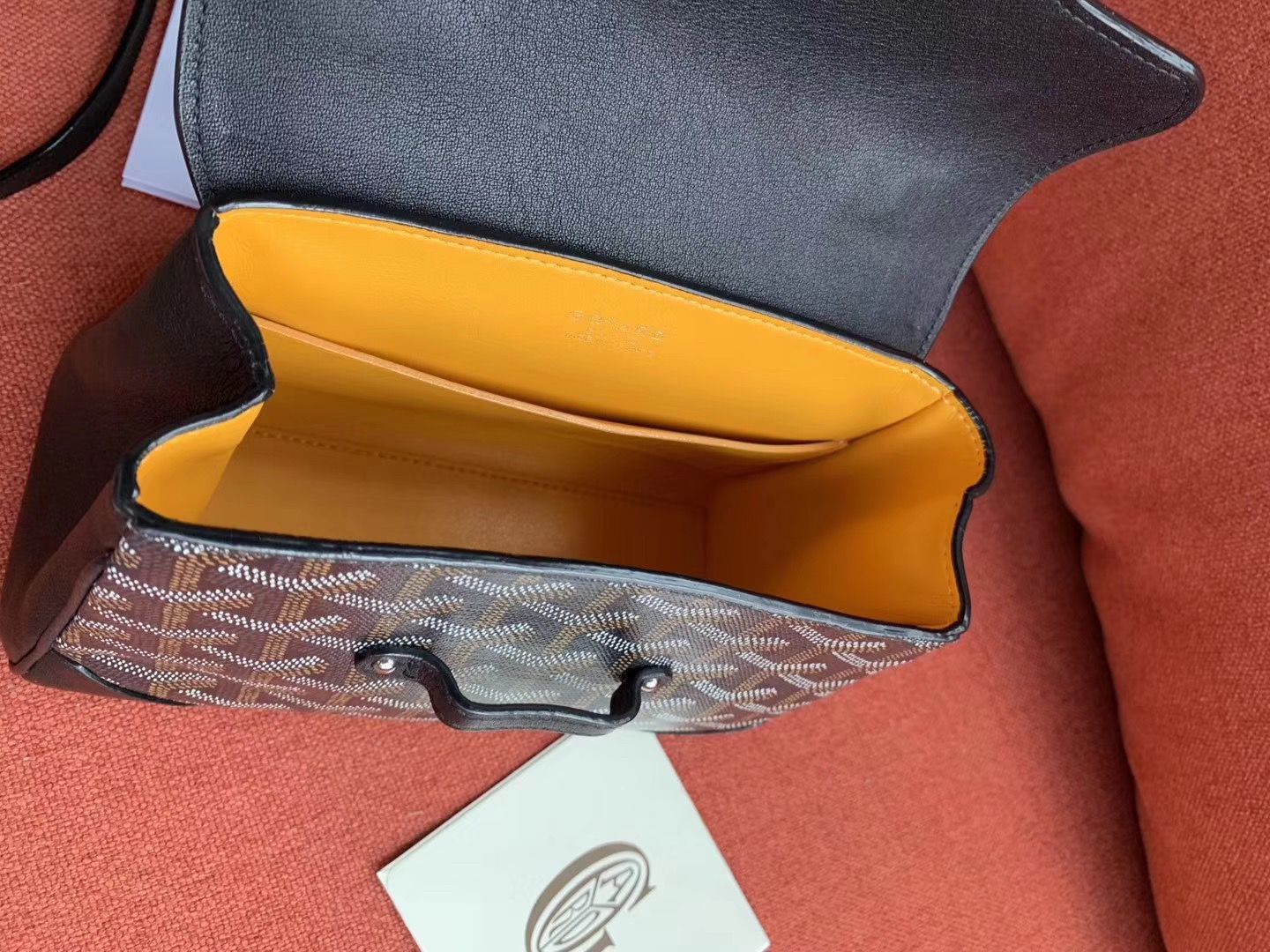 ゴヤール サイゴン ミニ ハンドバッグ 2WAY ショルダー 黒 レア ヘリンボーン レディース GOYARD SAIGON MINI Goyard2020035