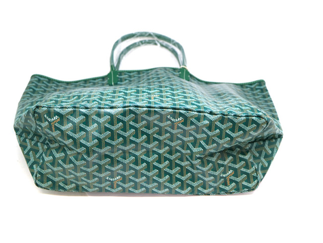 ゴヤール AMALOUISPM09　サンルイPM　コーティングキャンバス　グリーン系  Goyard2020038