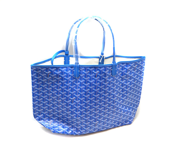 ゴヤール AMALOUIS PM10　サンルイPM　コーティングキャンバス　ブルー系  Goyard2020040