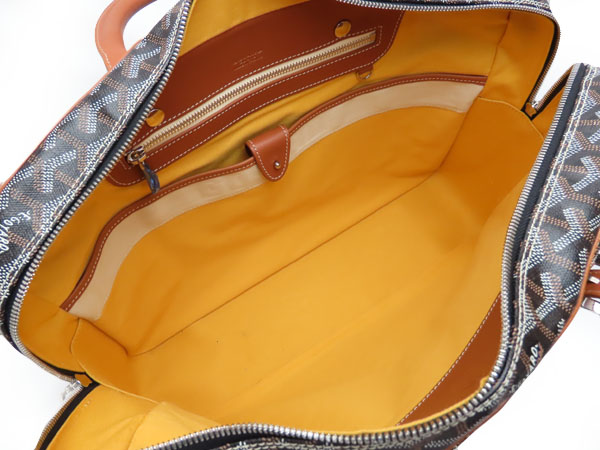 ゴヤール　GOYARD　アンバサード MM　ブリーフケース　ビジネスバッグ　書類かばん　ブラック　ブラウン　PVC　レザー　AMAAMBASS Goyard2020060