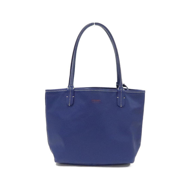 ゴヤール トートバッグ アンジュ ミニ リバーシブル 青 ポーチ付き  Goyard2020065