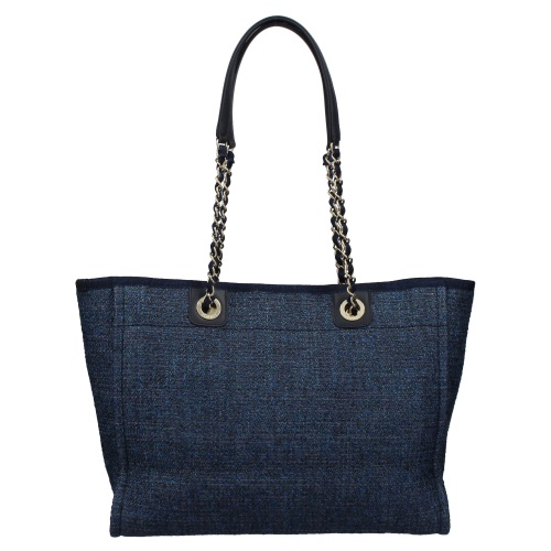 シャネル CHANEL トートバッグ ドゥーヴィル ブルー A67001 Y33437 5B746