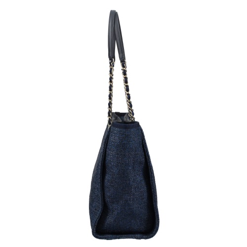 シャネル CHANEL トートバッグ ドゥーヴィル ブルー A67001 Y33437 5B746