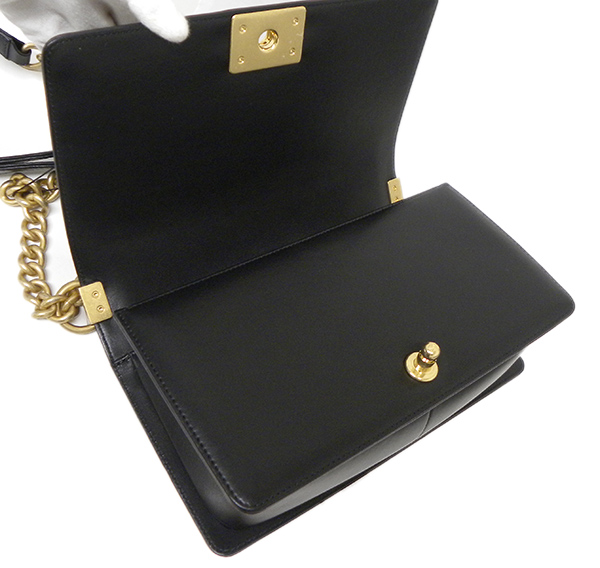 シャネル　BOY CHANEL　チェーンショルダー　ブラック A67086 ボーイシャネル・ハンドバッグ・ロングショルダー・2WAY
