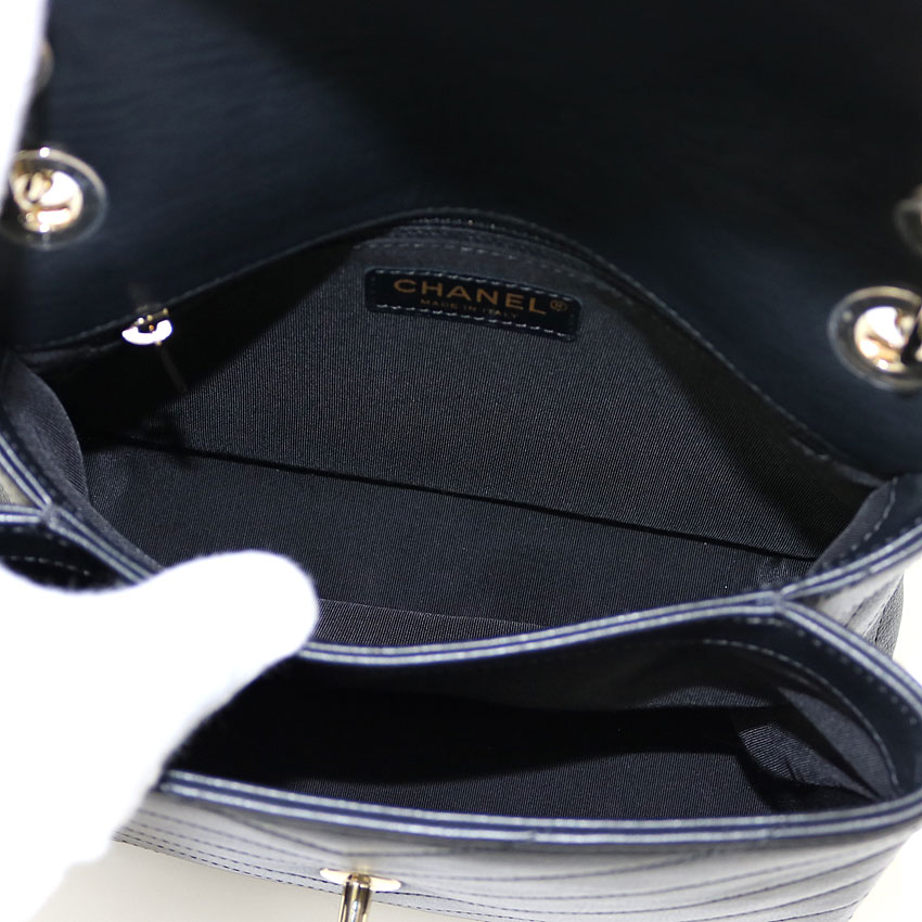 シャネル 【CHANEL】シェブロン トップハンドル フラップバッグ スモール ブラック カーフスキン クラシック 2WAYハンドバッグ チェーンショルダーバッグ Vステッチ キルティング A57147