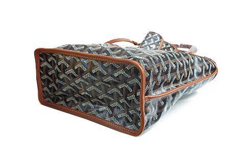 GOYARD ゴヤール 「アンジュ」 ANJOU MINI トート バッグ リバーシブル 黒×ナチュラル Goyard2020076