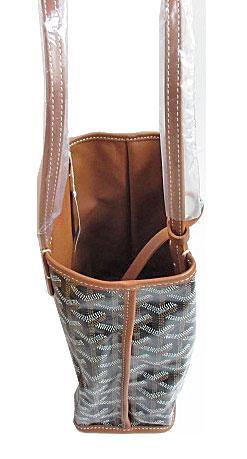 GOYARD ゴヤール 「アンジュ」 ANJOU MINI トート バッグ リバーシブル 黒×ナチュラル Goyard2020076