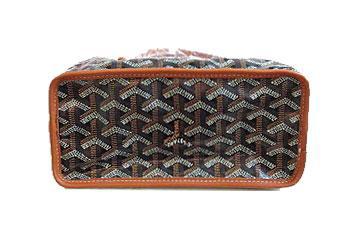GOYARD ゴヤール 「アンジュ」 ANJOU MINI トート バッグ リバーシブル 黒×ナチュラル Goyard2020076