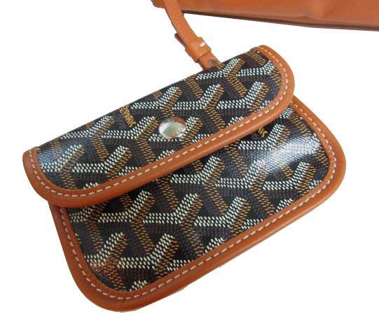 GOYARD ゴヤール 「アンジュ」 ANJOU MINI トート バッグ リバーシブル 黒×ナチュラル Goyard2020076