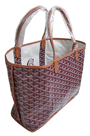 GOYARD ゴヤール サンルイ ペルテュイ PERTUIS PM トートバッグ ボルドー ショッパーリボンのラッピング Goyard2020079