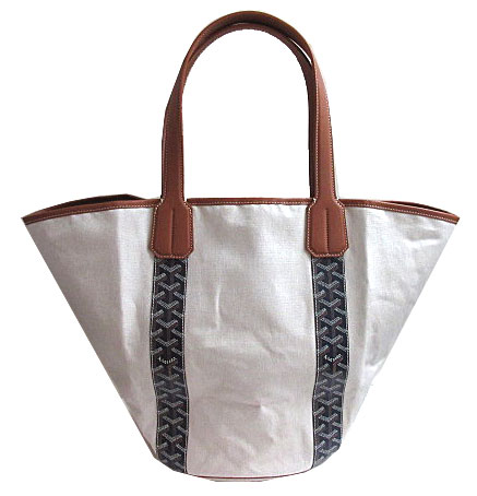 GOYARD ゴヤール 「BELHARRA」 マーカージュ トート バッグ ネイビー 紺 キャンバス リバーシブル ショッパーリボンのラッピング  Goyard2020081