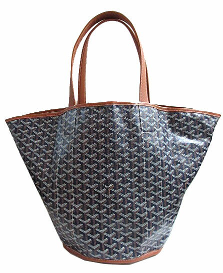 GOYARD ゴヤール 「BELHARRA」 マーカージュ トート バッグ ネイビー 紺 キャンバス リバーシブル ショッパーリボンのラッピング  Goyard2020081