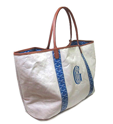 GOYARD ゴヤール サンルイ ペルテュイ PERTUIS GM トートバッグ ブルーシエル ショッパーリボンのラッピング Goyard2020082