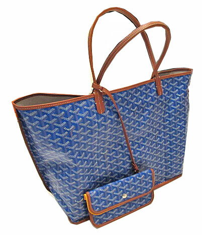 GOYARD ゴヤール サンルイ ペルテュイ PERTUIS GM トートバッグ ブルーシエル ショッパーリボンのラッピング Goyard2020082
