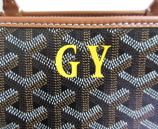 GOYARD ゴヤール アルトワ PM ナチュラル 黒 GY イエロー マーカージュ トート バッグ ショッパー リボン ラッピング Goyard2020083