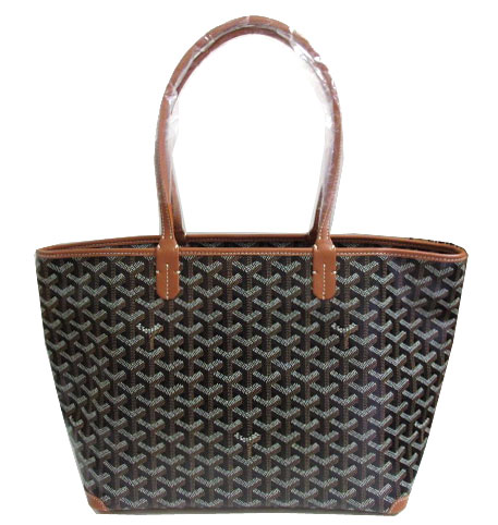GOYARD ゴヤール アルトワ PM ナチュラル 黒 GY イエロー マーカージュ トート バッグ ショッパー リボン ラッピング Goyard2020083