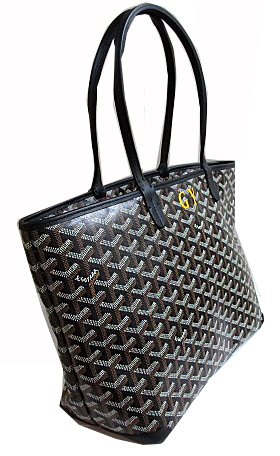GOYARD ゴヤール アルトワ PM 黒 GYイエロー マーカージュ入り トートバッグ ショッパーリボンのラッピング Goyard2020084
