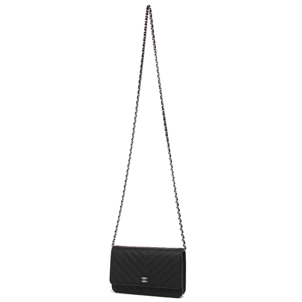 シャネル ショルダーバッグ レディース CHANEL A33814 Y33130 C3906 ブラック
