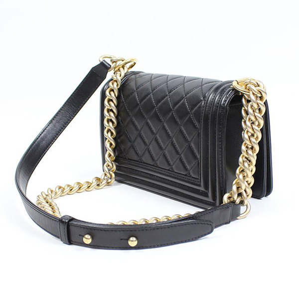 CHANELハンドバッグ チェーン ネイビー マトラッセ チェック CC A57561 Y33357 5B313
