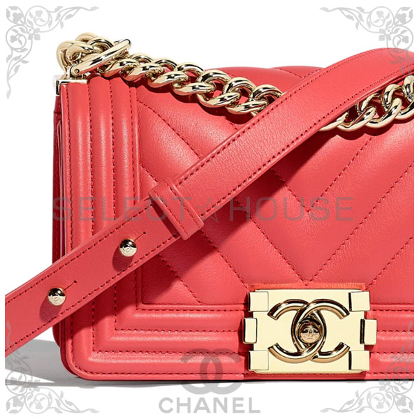 CHANEL シャネル BOY CHANEL スモール ハンドバッグ 2019春夏プレコレクション ピンク A67085 Y83793 N0412
