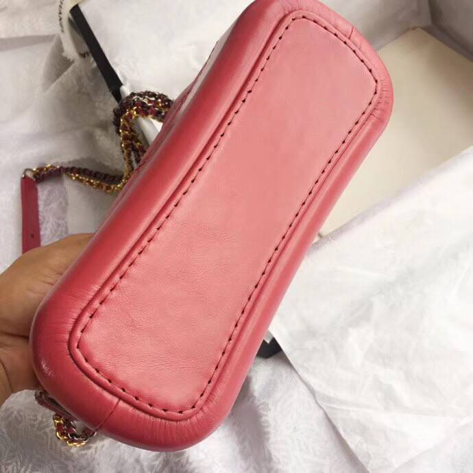 CHANEL シャネル ガブリエル ドゥ シャネル スモール ホーボー バッグ コーラル A91810 Y61477 5B650
