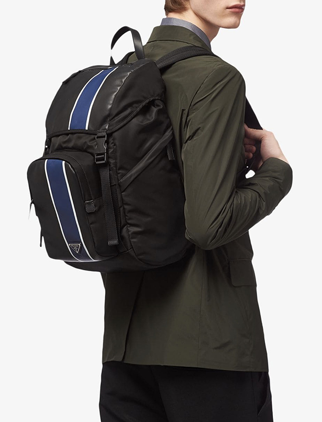 プラダ PRADA テクニカルファブリックxレザー バックパック 2VZ135_2CIL_F0TCC_V_HTY