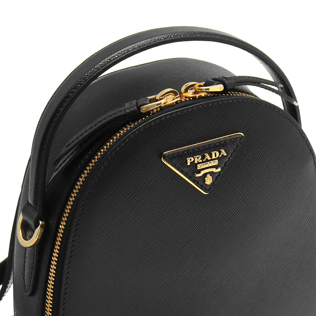 プラダ PRADA リュックサック/ハンドバッグ サフィアーノ/SAFFIANO ラックス/LUX 三角ロゴプレート ブラック 1BZ047 NZV F0002 VOOG 2019年春夏新作 レディース