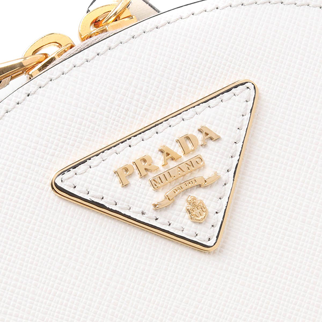 プラダ PRADA リュックサック/ハンドバッグ サフィアーノ/SAFFIANO ラックス/LUX 三角ロゴプレート ビアンコホワイト 1BZ047 NZV F0009 VOOG 2019年春夏新作 レディース
