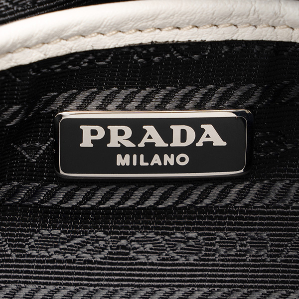 プラダ ショルダーバッグ PRADA 1BH096 UWLR F0K74 バッグ ヴィッテロ ダイノ VITELLO DAINO レディース TALCO ホワイト 白