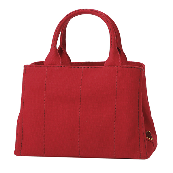 プラダ トートバッグ PRADA 1BG439 ZKI F0N50 バッグ カナパ CANAPA レディース ROSSO(ロッソ)/TALCO(タルコ) レッド 赤/オフホワイト