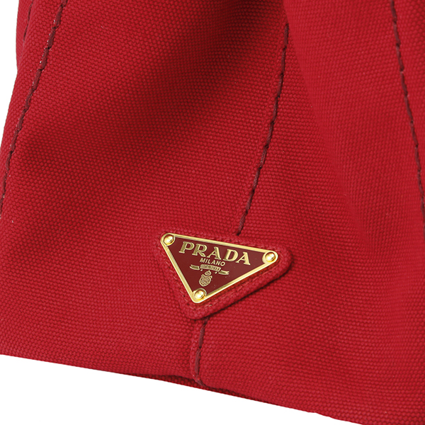 プラダ トートバッグ PRADA 1BG439 ZKI F0N50 バッグ カナパ CANAPA レディース ROSSO(ロッソ)/TALCO(タルコ) レッド 赤/オフホワイト
