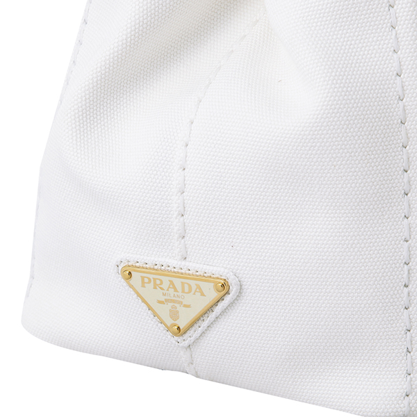 プラダ トートバッグ PRADA 1BG439 ZKI F0UB0 バッグ カナパ CANAPA レディース BIANCO(ビアンコ)/BLU ホワイト 白/ブルー 青