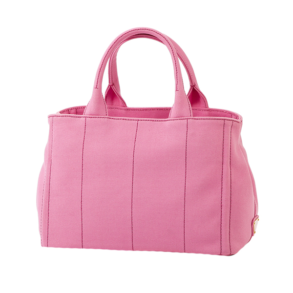 プラダ トートバッグ PRADA 1BG439 ZKI F0HTJ バッグ カナパ CANAPA レディース GERANIO(ジェラーニオ)/BIANCO(ビアンコ) ピンク/ホワイト