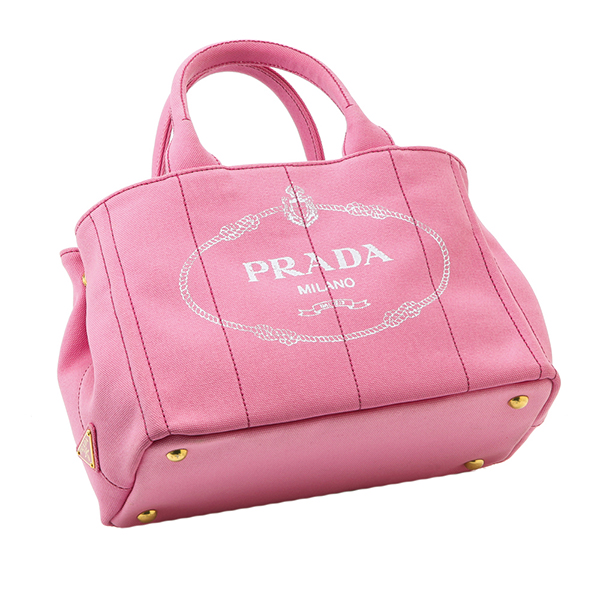 プラダ トートバッグ PRADA 1BG439 ZKI F0HTJ バッグ カナパ CANAPA レディース GERANIO(ジェラーニオ)/BIANCO(ビアンコ) ピンク/ホワイト