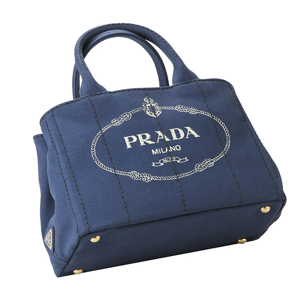 プラダ トートバッグ PRADA 1BG439 ZKI F0CTL バッグ カナパ CANAPA レディース BLUETTE(ブルーエット)/TALCO(タルコ) ブルー 青/オフホワイト