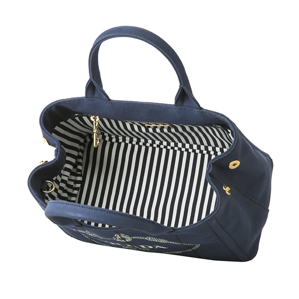 プラダ トートバッグ PRADA 1BG439 ZKI F0CTL バッグ カナパ CANAPA レディース BLUETTE(ブルーエット)/TALCO(タルコ) ブルー 青/オフホワイト