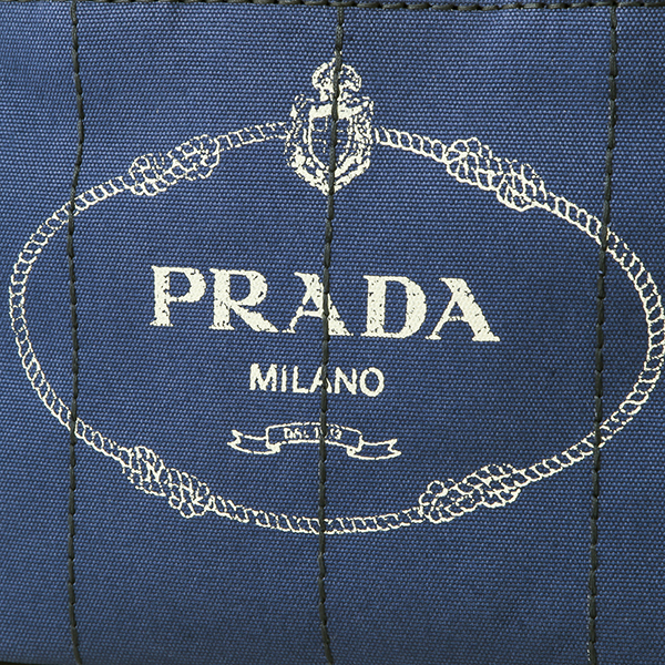 プラダ トートバッグ PRADA 1BG439 ZKI F0CTL バッグ カナパ CANAPA レディース BLUETTE(ブルーエット)/TALCO(タルコ) ブルー 青/オフホワイト