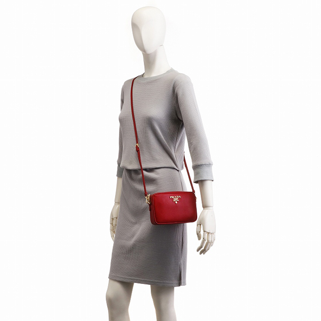 プラダ ショルダーバッグ PRADA 1BH123 NZV F0002 バッグ サフィアーノ ルクス SAFFIANO LUX オデット レディース NERO(ネロ) ブラック 黒