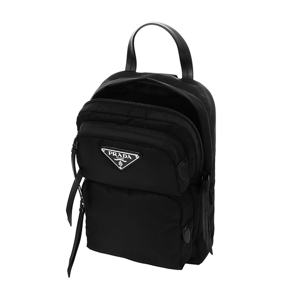 プラダ ショルダーバッグ PRADA 1BZ026 2CCJ F0002 バッグ テスート ソフトカーフ TESSUTO SOFT CALF レディース BLACK ブラック