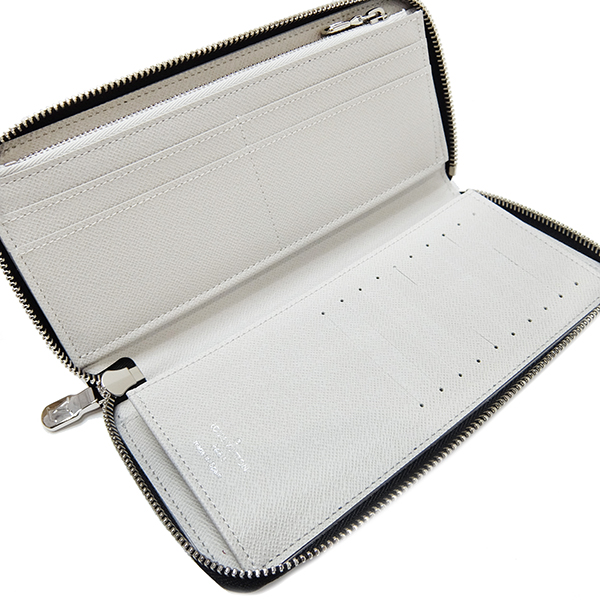 ルイヴィトン LOUISVUITTON 長財布 ジッピーヴェルティカル アンタークティカ シルバー金具 M30446 レディース