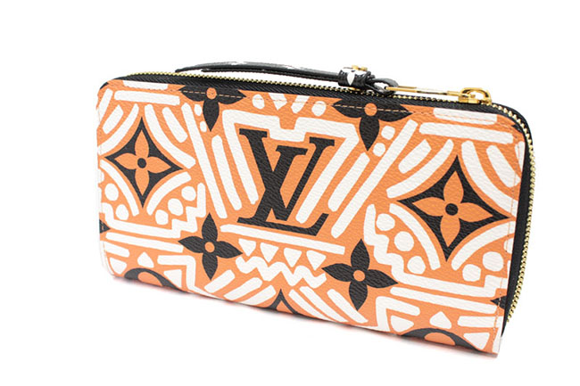 ルイヴィトン財布 LVクラフティ ジッピーウォレット クレームカラメル M69437 LOUIS VUITTON
