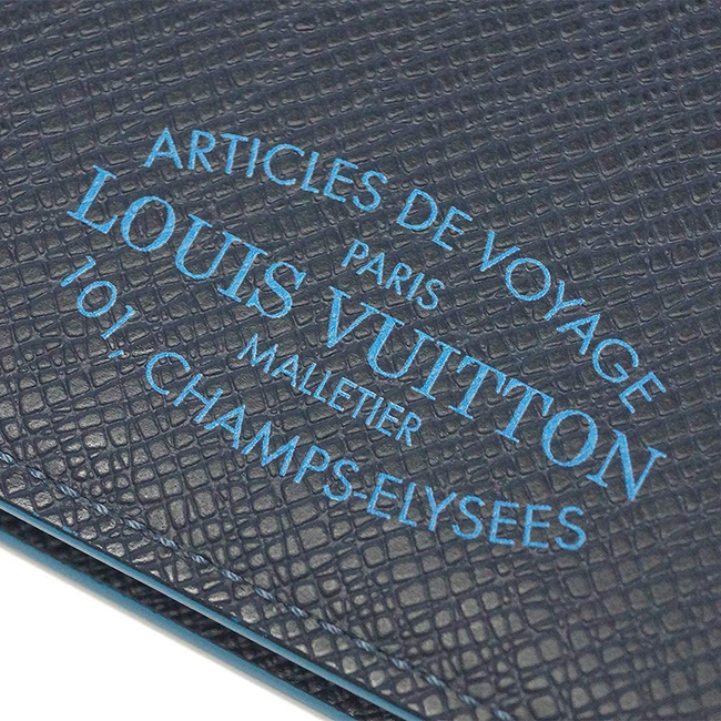 ルイヴィトン M30381 財布 ヴィトン タイガ LV メンズ 二つ折り斜めカード札入れ ポルトフォイユ・ミュルティプル ブルーマリーヌ