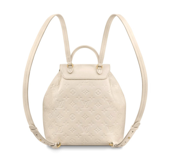 ルイヴィトン LV M45397 モンスリ PM リュック カバン バックパック レザー M45397