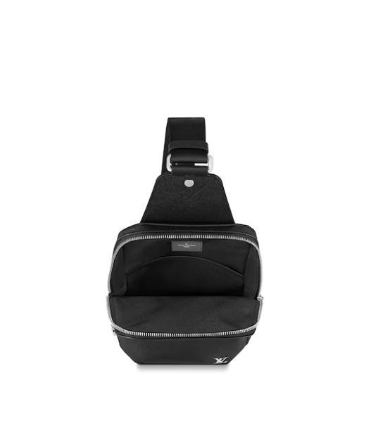 ルイヴィトン ショルダーバッグ タイガ アヴェニュー・スリングバッグ M30443 LOUIS VUITTON ヴィトン バッグ 斜め掛け メンズ 黒 ブラック