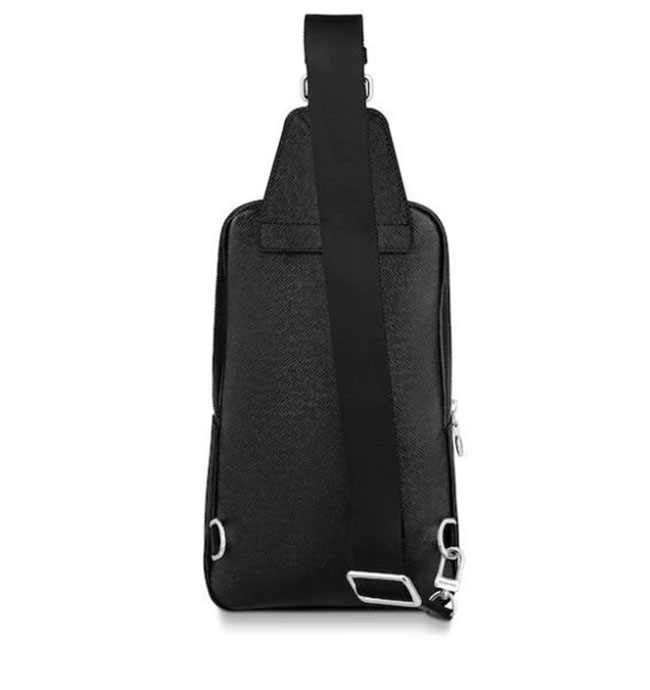 ルイヴィトン ショルダーバッグ タイガ アヴェニュー・スリングバッグ M30443 LOUIS VUITTON ヴィトン バッグ 斜め掛け メンズ 黒 ブラック